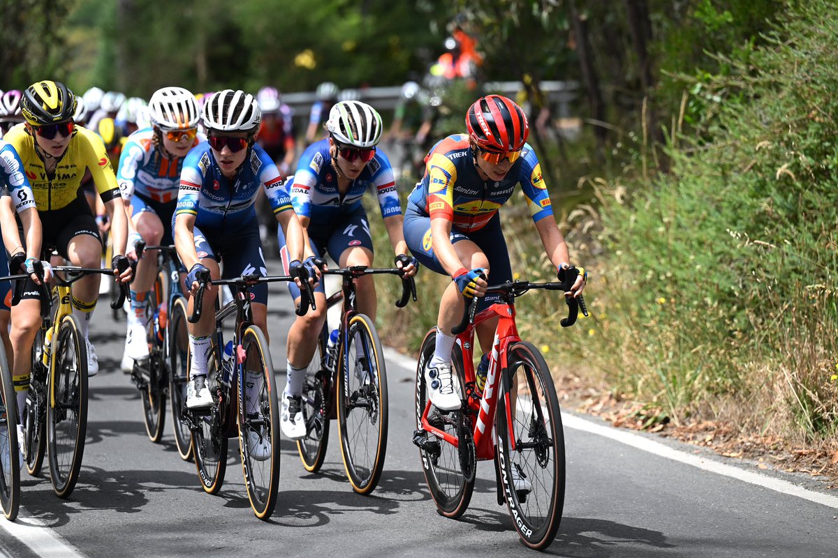 LidlTrek's tweet photo. We’ve got a a ripper of a final stage in the works tomorrow at #TourDownUnder! 

Spratty sprinted to 7th on stage 2 and now it’s all eyes 👀 on Willunga Hill 🇦🇺 https://t.co/NYriSiFwbf