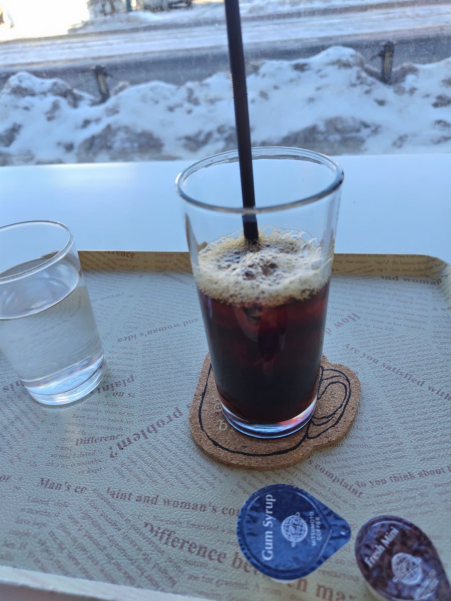 Beer_Hokkaido's tweet photo. 甘いもの食���た後は😁
#cafeDripDrop 
#アイスコーヒー https://t.co/Mgu3PguWy2