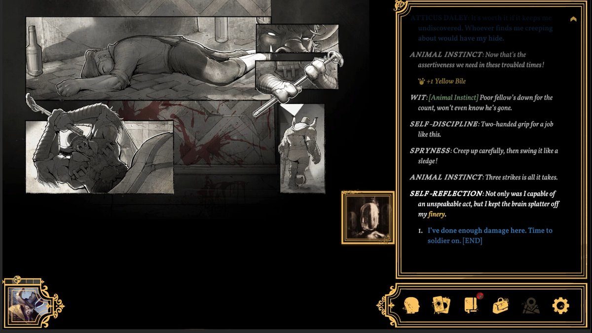 DominicTarason's tweet photo. Here's some other upcoming games from the next few days that I've got an eye on:

Sovereign Syndicate. A steampunk fantasy Disco Elysium-like that has been racking up some good early reviews. Full cogs-on-hats silliness, but you can be a minotaur.

https://t.co/cYoNcX1nSu https://t.co/9HiAN3V0tn