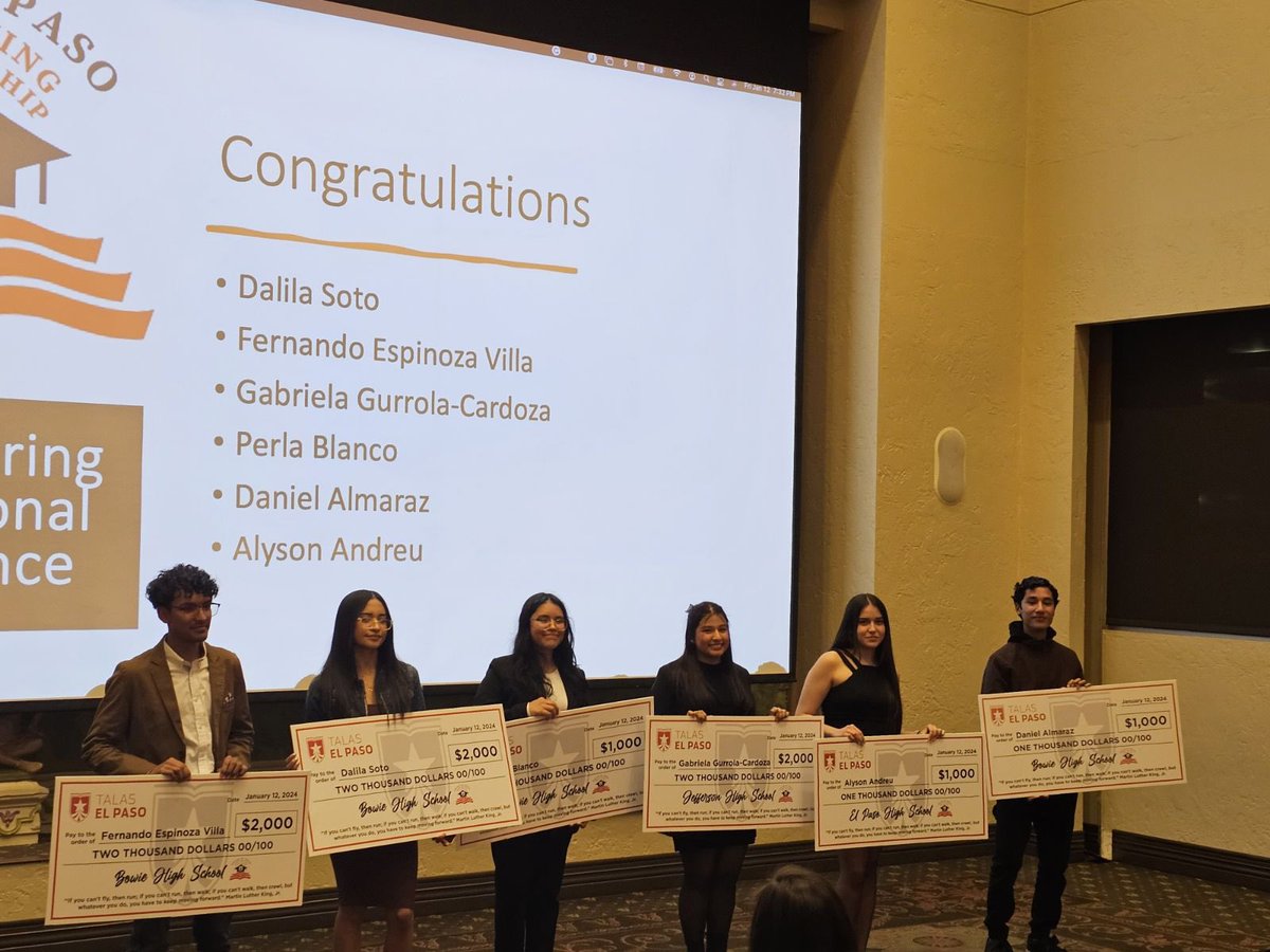 catherinedoc12's tweet image. So very happy to be part of TALAS Scholarship Award Ceremony tonight. Lessons from Dr. Melissa Ortega Texas State Board Representative were on point! #Celebratediversity #selfcare #buildrelationships @TALAS_EPTX @rgandarilla99