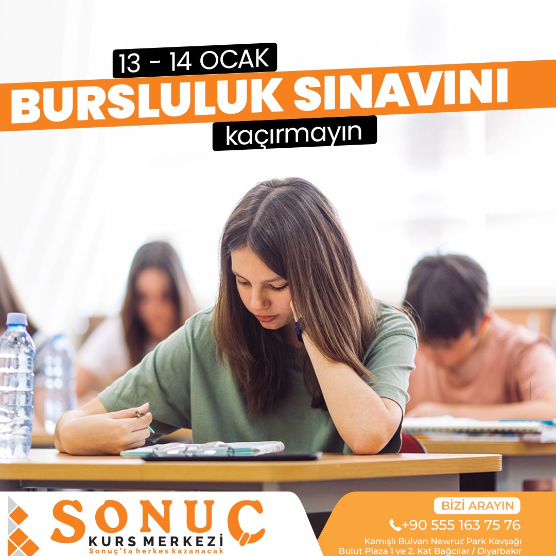 Ücretsiz 13-14 Ocak Bursluluk Sınavını Kaçırmayın...
#diyarbakır #kursmerkezi #diyarbakırkurs #LGS #ayt #tyt #2024sınav #başarı #eğitim #sonuçkursmerkezi #matematiksınıfları #matematiksınıfı #matematik #mat1 #mat2 #geometri #denemesınavı #doğruseçim #yks2024 #YKS2024 #LGS2024