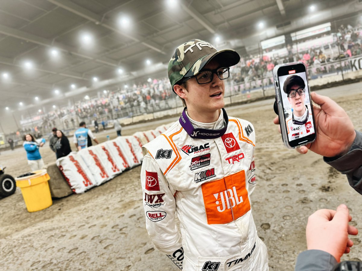 Walkapedia_'s tweet photo. Oh so close to another first-time prelim winner.

@RyanTimms_5T ends up P2 in the @KKM_67, @JBLAudio #67 and locks-in for his second straight Chili Bowl Championship A-Main! https://t.co/Y2QiMWUEOj