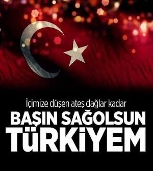 Pençe-Kilit Harekâtı bölgesinde şehadet mertebesine erişen Mehmetçiklerimize Allah'tan rahmet; ailelerine, yakınlarına ve aziz milletimize başsağlığı, yaralı Gazilerimize acil şifalar diliyoruz. Rabbim makamlarını âli, mekânlarını cennet eylesin inşallah🤲
*
#ŞehitlerÖlmez