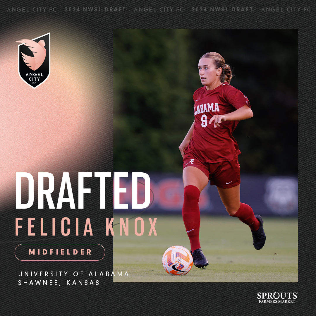With the 37th pick of the 2024 #NWSLDraft we have selected Felicia Knox from University of Alabama