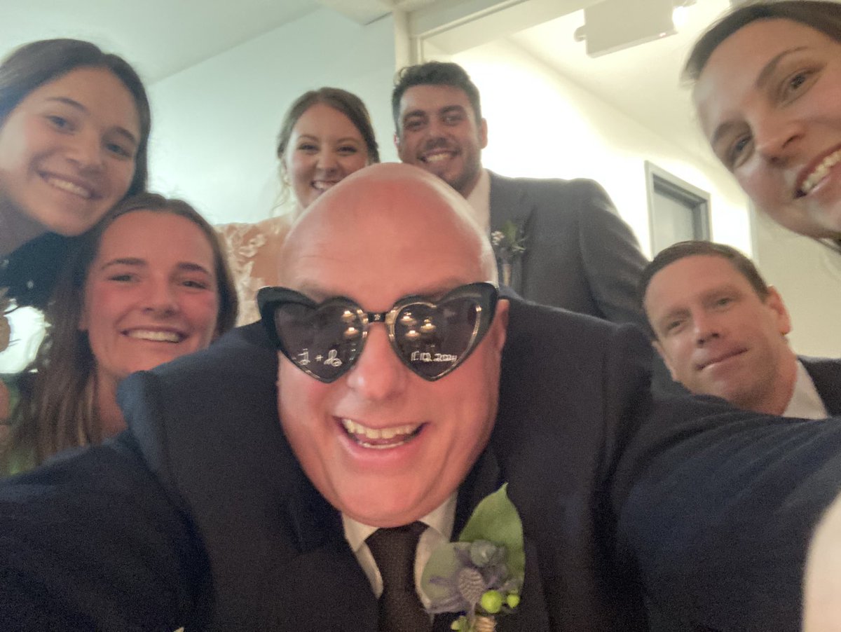 RevShevWLC's tweet photo. Best Thing Today, Jan 12: The winter storm added a little extra excitement, but I was honored to be a part of John & Berkley’s wedding day! #itsagreatdayforawhitewedding #whenJesusisyourmoreyouwillbemerrier #greattacosgreatparty #table15 #besafeouttheretonightfriends https://t.co/hODimD80MN
