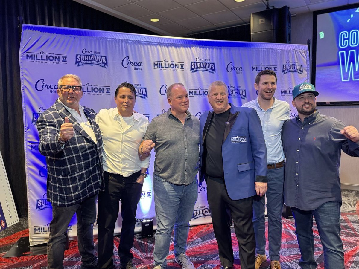 Congratulations to this season’s ⁦#CircaSurvivor winners. The four 20-0 entrants split the $9.2 million prize four ways, each taking home $2.3 million courtesy of ⁦@CircaSports in the biggest legal football handicapping contest in history.