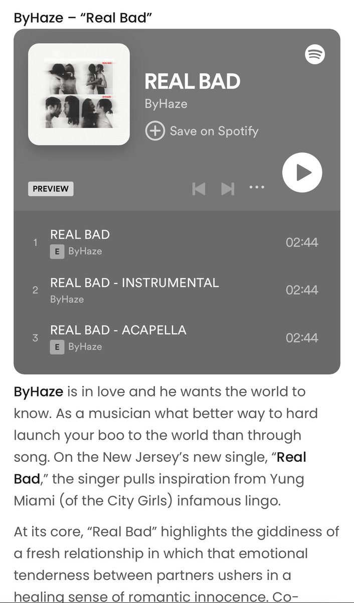 i_am__TE's tweet photo. S/O @ThisIsRnB for highlighting @iambyhaze new single! We all had a blast creating it! @JesseBlum @prodby_jglaze 🎹 #thisisrnb #jerseyclub #dancemusic https://t.co/qYMlSVcC80