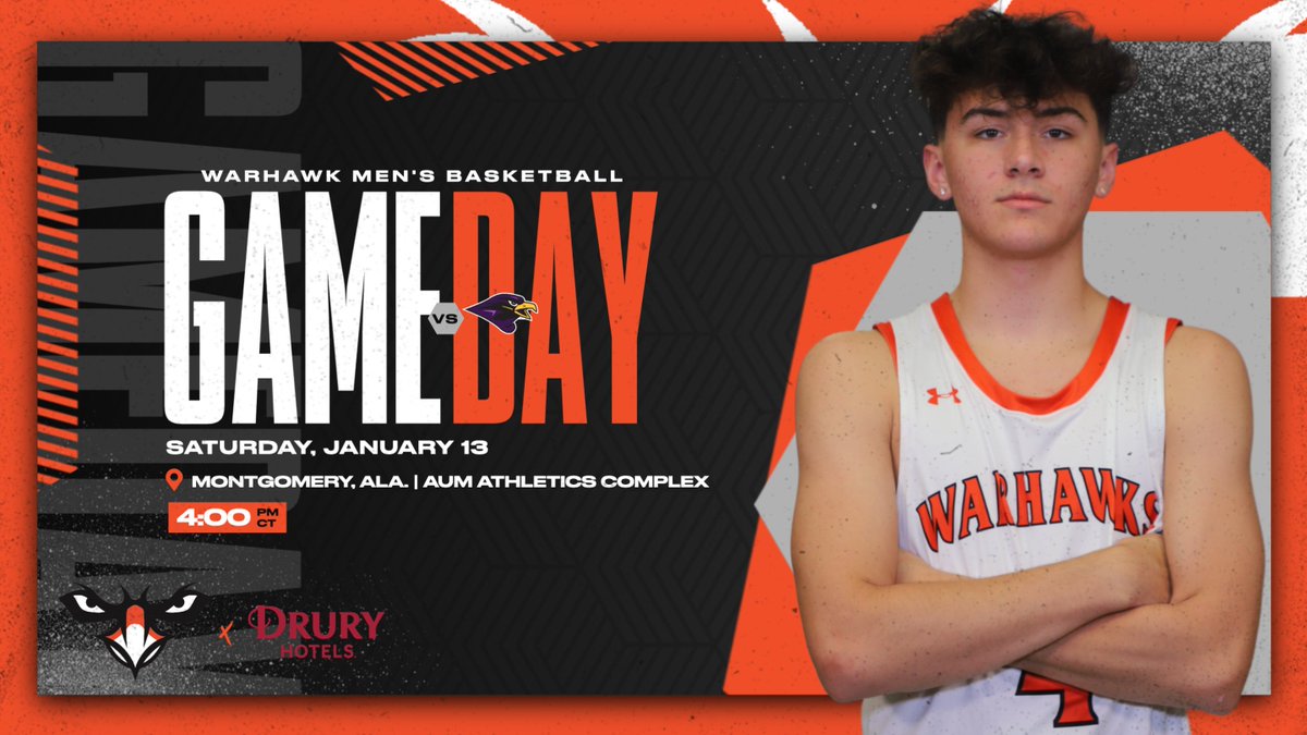 G-A-M-E  D-A-Y‼️

🆚: Montevallo
📍: Montgomery, Ala.
🏟: AUM Athletics Complex
⌚️: 4 PM
📺 ($): flosports.link/45uRCNO
📊: bit.ly/MBB-livestats

#WeAreAUM