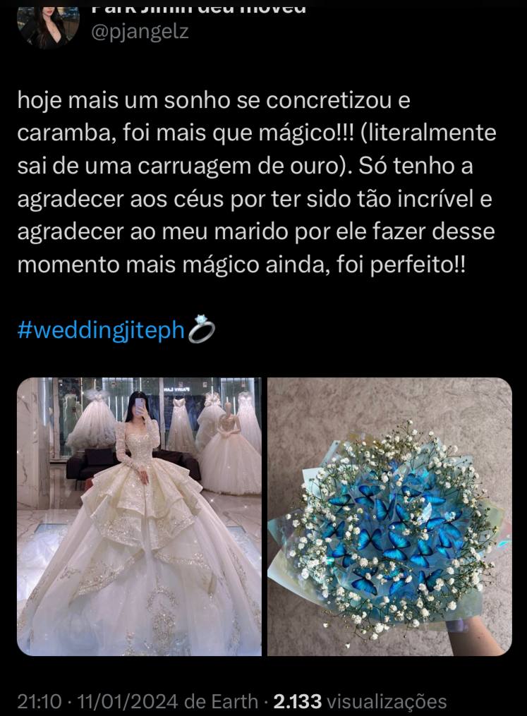 ficou pedindo pix pra pagar as dividas do casamento