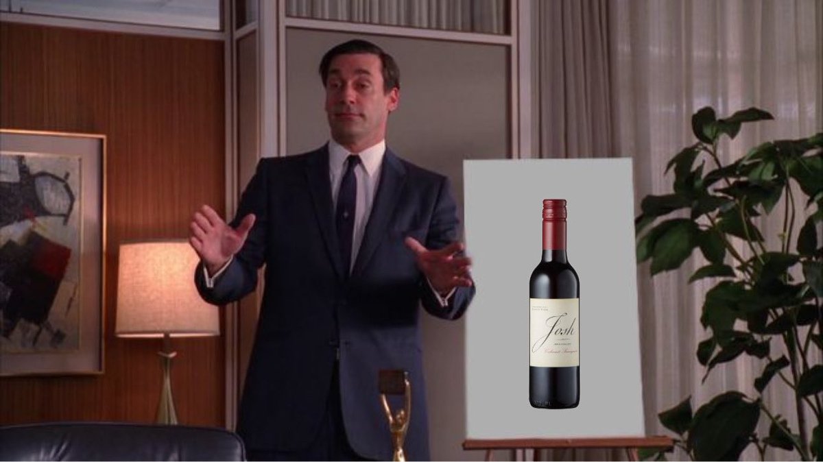 PresidentToguro's tweet photo. "A wine but we call it Josh " https://t.co/7a24X4cU2D