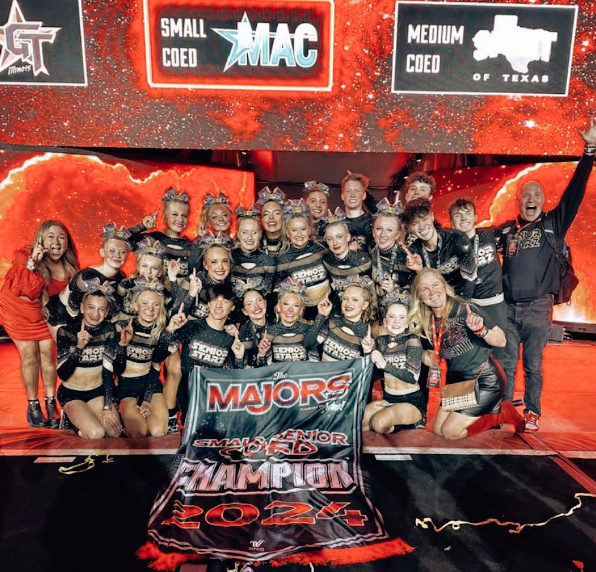 YOUR 2024 BACK TO BACK GRAND COED MAJORS CHAMPIONS ⭐️🖤