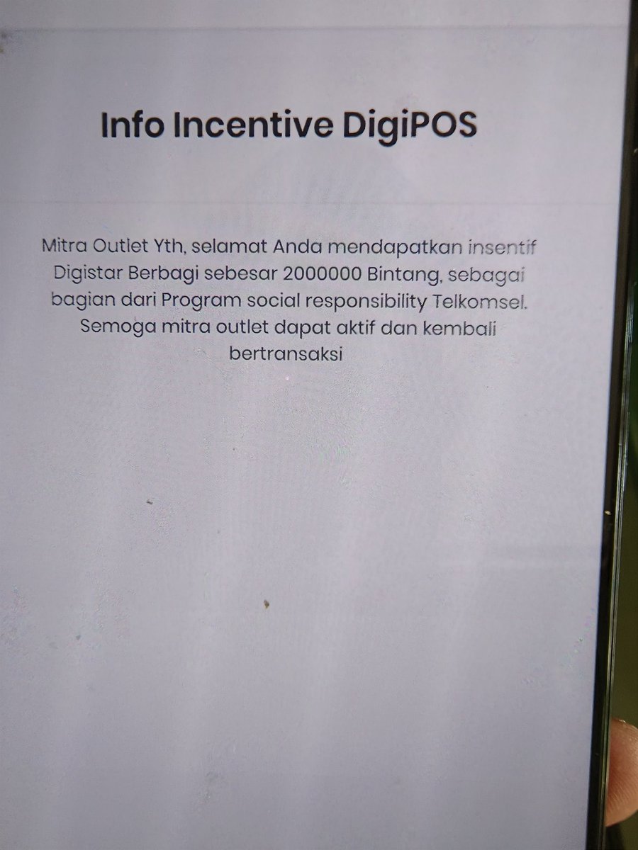 Apriadi95's tweet photo. @Telkomsel saya mitra Telkomsel. Dan mendapatkan digistar dari Telkomsel. Namun digistar tersebut diminta oleh Dealer Mediasel Sinar baru. Mohon kejelasan nya seperti apa. Trimaksih https://t.co/EB7fwQmWMD