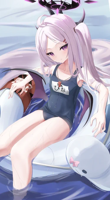 #ブルアカ 水着ヒナ 