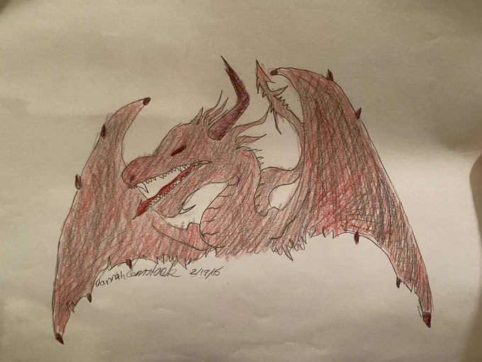 2005 vs 2023! I need to do some redraws of my old dragon drawings