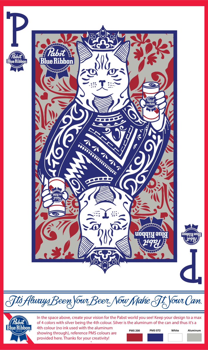 alexecka_'s tweet photo. @PabstBlueRibbon Help! I tried submitting through your online form for your 2024 Art Can Contest and my internet pooped itself and didn’t send it through. Is there any chance my designs can still be considered! https://t.co/JWrDSz05Ow