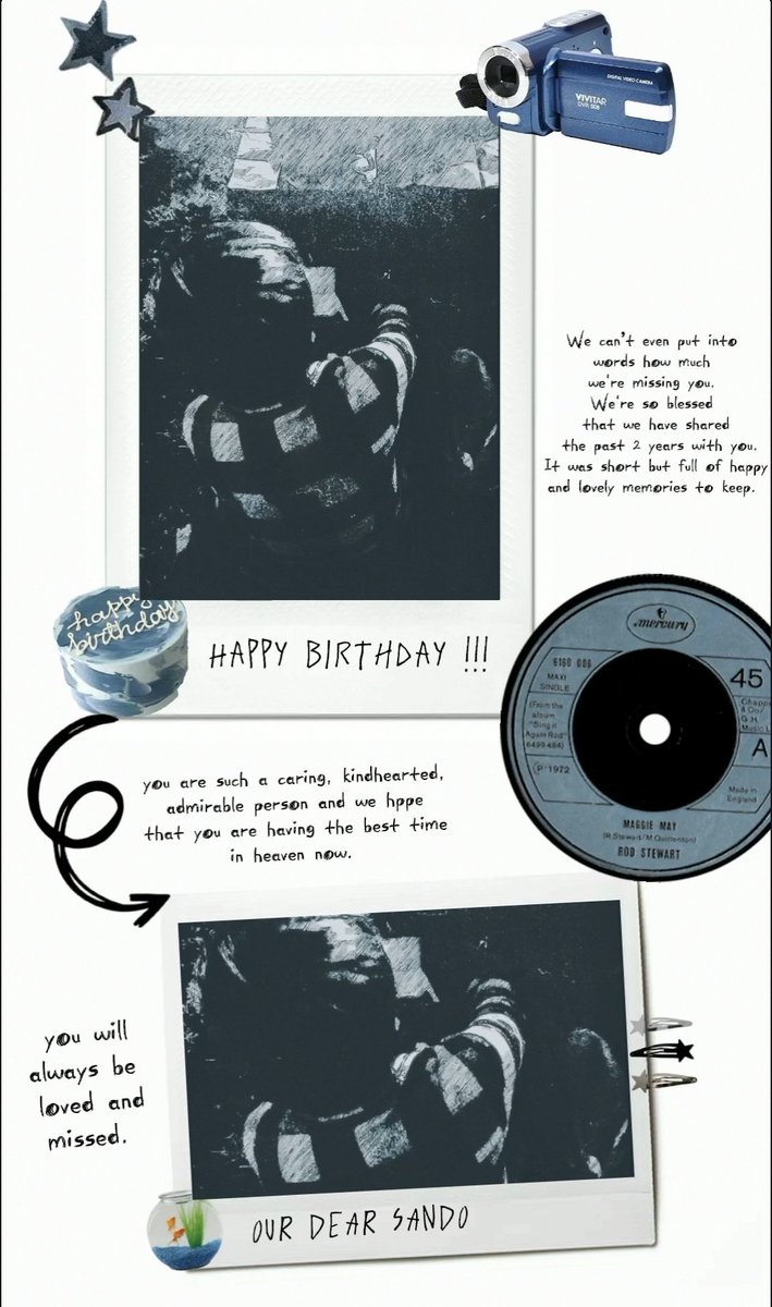 It's your first birthday in heaven, <a href="/ImTheBestBoy_KD/">sando</a> 🤍

Honestly, life is so strange without you here now. We miss you each and every day. Hope you’re having the best time celebrating up there.

Know that you are loved, always.
Happy Birthday, Sando. 

Mahal ka namin. ♡
