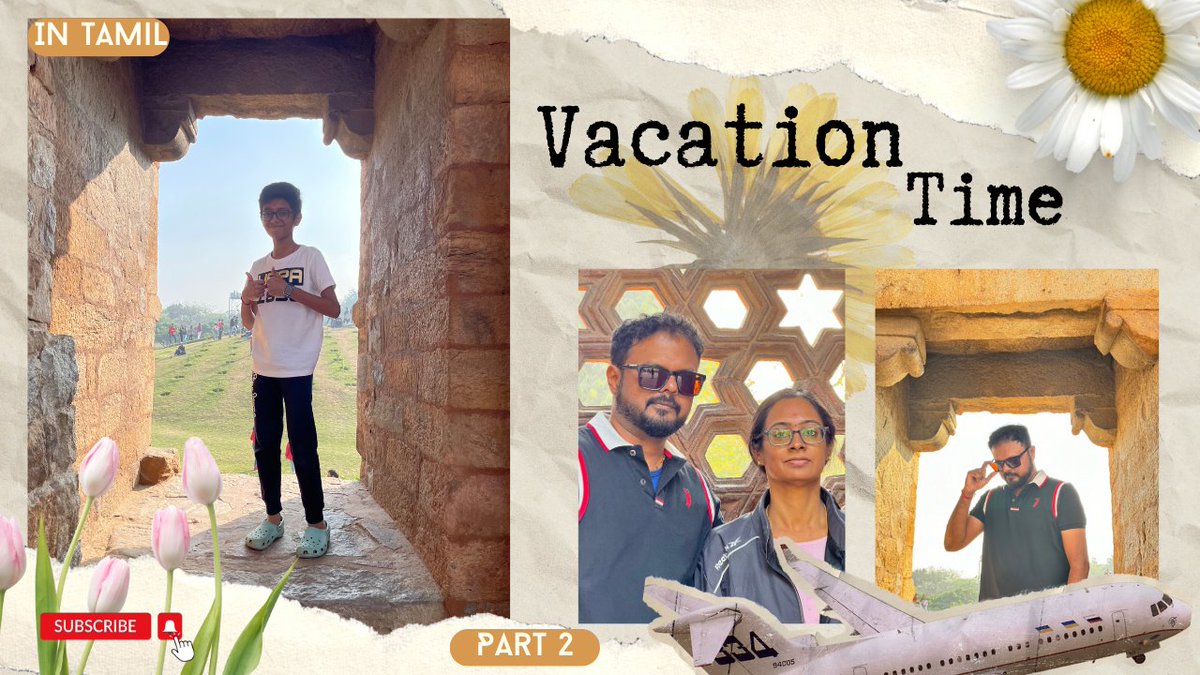 ItIs_Rammy's tweet photo. Our recent vacation to North. Part 2.

Vacation Time | Exploring North | Family Holiday | Part 2 | In Tamil | LiveFree 2 Explore

https://t.co/qVWpCyMva5 https://t.co/XEe1dEVkBM