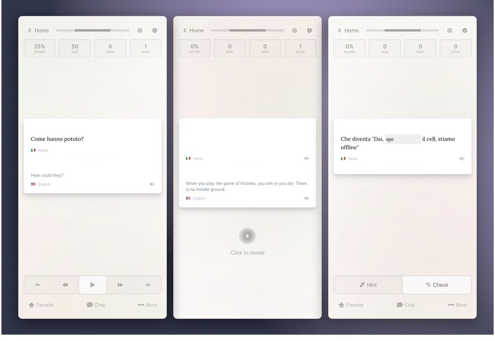 PhrasingApp's tweet image. Fancy learning with flashcards or audio-only sessions? 

Whether you're cooking or relaxing, Phrasing has a review method to suit your style.

 #LearningYourWay #PhrasingFlexibility #langtwt #studytwt

Phrasing.app