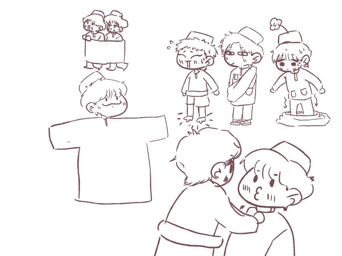 Its not eid yet but imagine them in baju melayu 👀