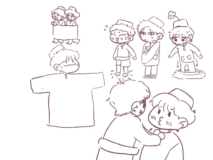 Its not eid yet but imagine them in baju melayu 👀