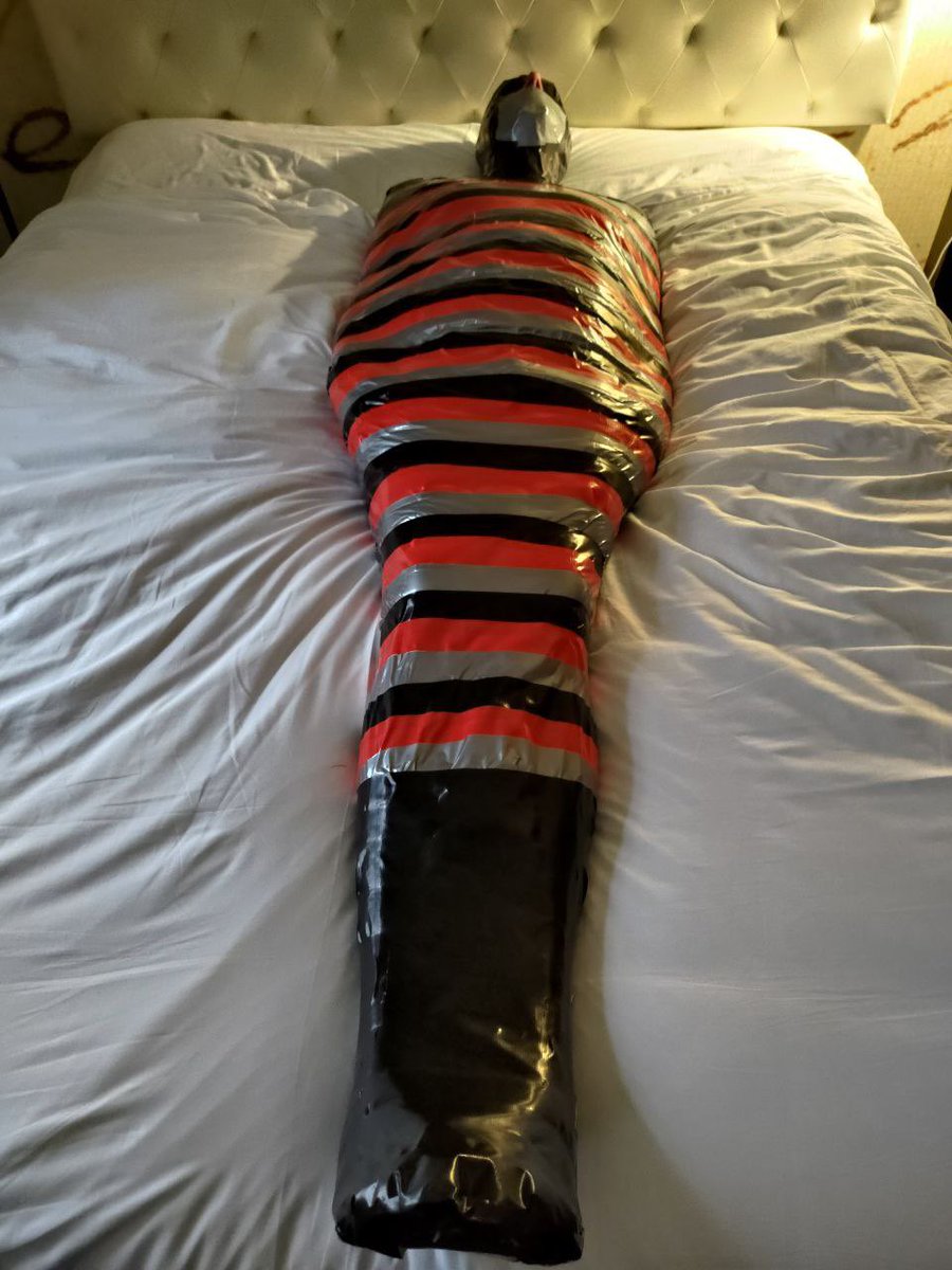 MischiefSeeker's tweet photo. Finally got to meet @bondagejock and @TurboDieselDom in person. Great guys! This is what they did to me. Great time! #teamsub #gaymummy #gaybondage https://t.co/yuvSDLXNpc