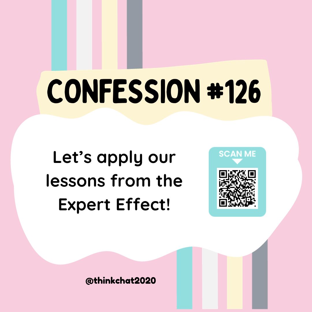 LET'S APPLY: Let's revisit lessons from the Expert Effect by @MrRondot and @GMcKinney2 and apply them in a new way to our practice. #thinkchat2020
