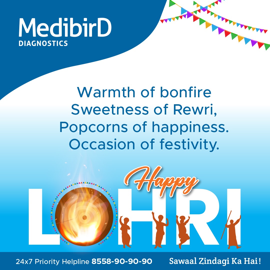MedibirdD's tweet photo. Lohri is symbolic of rejoicing with family, friends and community. We wish you and your family joyous celebrations.

#SawaalZindagiKaHai #medibird #pathology #medibirddiagnostics #medibirdfamily #HappyLohri #lohrifestival #lohricelebration https://t.co/A2cgWgCTBD