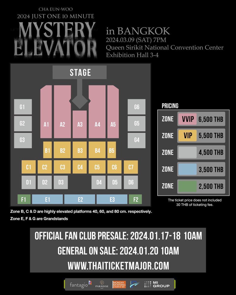 TempuraAroha's tweet photo. #AROHA and Cha Eun Woo solo stans, 
Please help spread these hashtags to call out the reaction from the Thai organizer who is taking advantage of EW’s fans at EW’s upcoming Fancon in BKK.

#ผู้จัดยอดแย่ #SimpleP
#CHAEUNWOOinBKK
Tag @SimpleP_Ltd 

1. They are going to sell VVIP tickets over 800 seats, which would cause the Hi-Bye session to be random instead of being ALL, while other countries like Japan, South Korea, and Malaysia can provide ALL the Hi-Bye sessions for the VVIP tickets. 

2. VVIP Zone A1 and A5 are located off the main stage view. They should be changed to a lower price. 
Actually, the overall ticket price is quite high.

3. The CEW official membership holder is strictly able to purchase only 2 tickets in the Pre-sale period, and is forced to purchase only the RIGHT side of each zone or of the seating plan (according to the X admin reply but not clear at this point). That means only half of the seats we can choose, while they call this The Privilege. This is unfair and unacceptable. We will have to be able to choose any seat in the Pre-sale period.