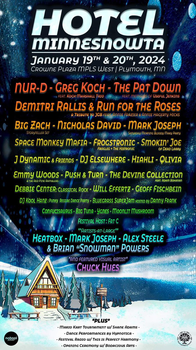 Hotel Minnesnowta Jan 19 &amp; 20
Crowne Plaza Minneapolis West
Plymouth, MN