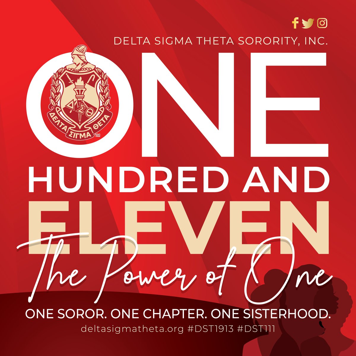 At the founding of Delta Sigma Theta Sorority, Incorporated we were one chapter, one sisterhood ignited by the passion and purpose of our 22 Founders. Today, we boast over 1,050 chapters worldwide. #DST1913