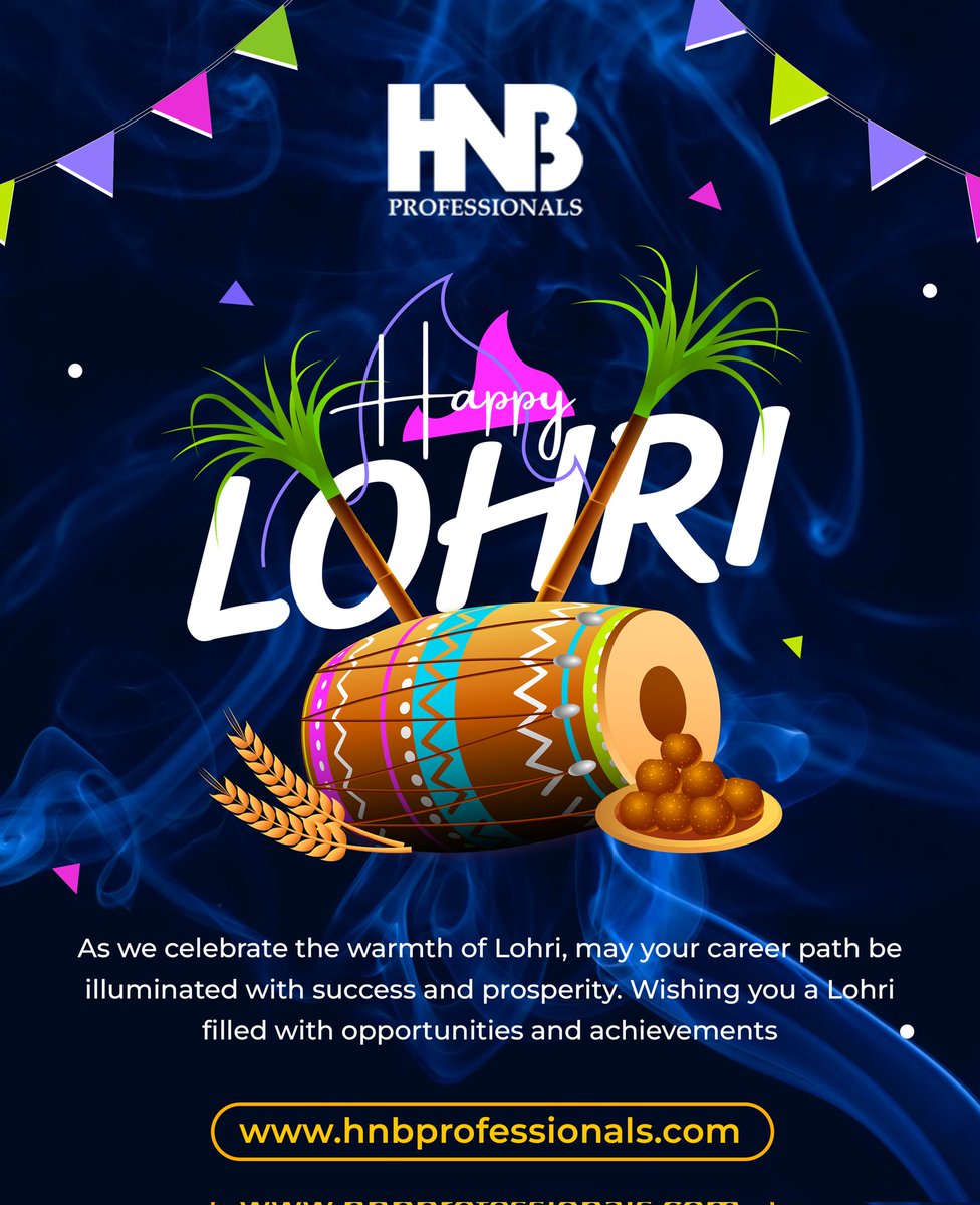 May your career path be illuminated with success and prosperity. Wishing you a Lohri filled with opportunities and achivements.
.
.
.
#happylohri #lohricelebration #lohri2024 #HNBProfessionals