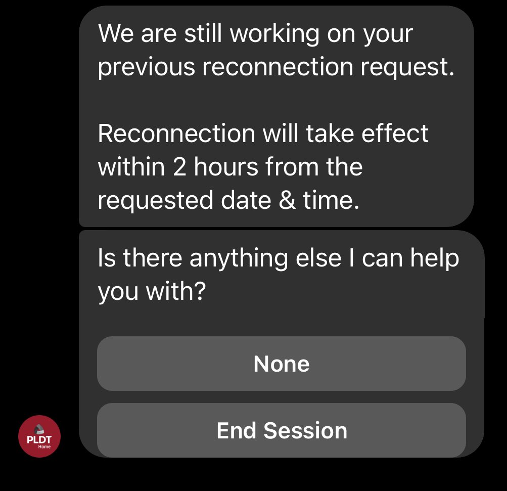 HelloLinzie's tweet photo. @PLDT_Cares @PLDTHome Can you let me speak to a Customer Support agent?????? Kanina pa to 1 am yung message na to…. https://t.co/xCChtFeyFZ