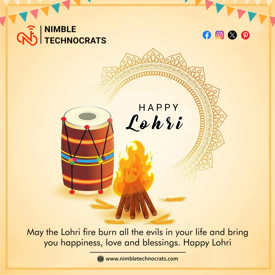 May the Lohri fire burn all the evils in your life and bring you happiness, love and blessings. Happy Lohri🔥

#happylohri #lohricelebration #lohri #lohri2024 #festival #indianfestival #lohrifestival #lohriparty #lohrispecial #celebration #लोहड़ी #nimbletechnocrats