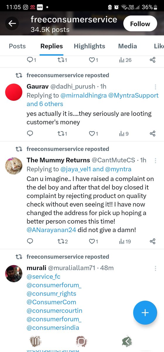 23_Shailja's tweet photo. @MyntraSupport @myntra @_Kalyan_K @ANarayanan24 this is it..You are making fool of customers. Please refund my ₹16000 or just exchange the product. Dont play with our emotions, time and money.
#exchangeorrefund #myntraisfraud 
Just look at this how you guyz are making fool of us https://t.co/oa6xntcz0K