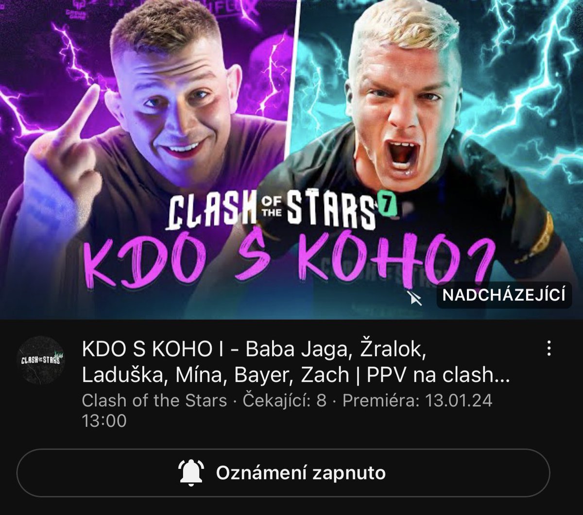 clashmmacom's tweet photo. série KDO S KOHO je zpět! 😈
https://t.co/PkLO3xckYv
#clash7 #clashofthestars #babajaga #žralok #mína #laduška #bayer #zach https://t.co/KdoIAwihP6