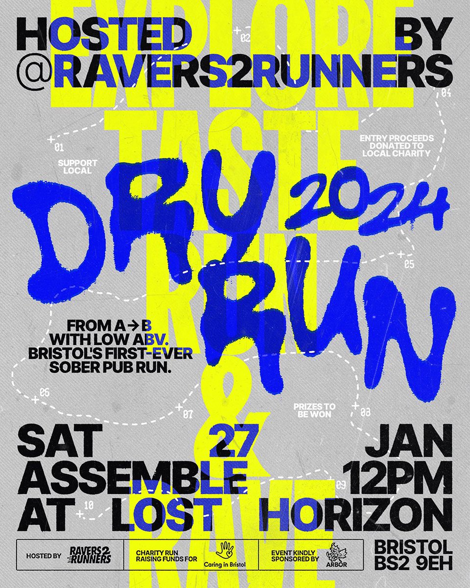 ArborAles's tweet photo. We’re teaming up with the Ravers2Runners crew to raise money for @caringinbristol this January https://t.co/n67Kfpv7s6