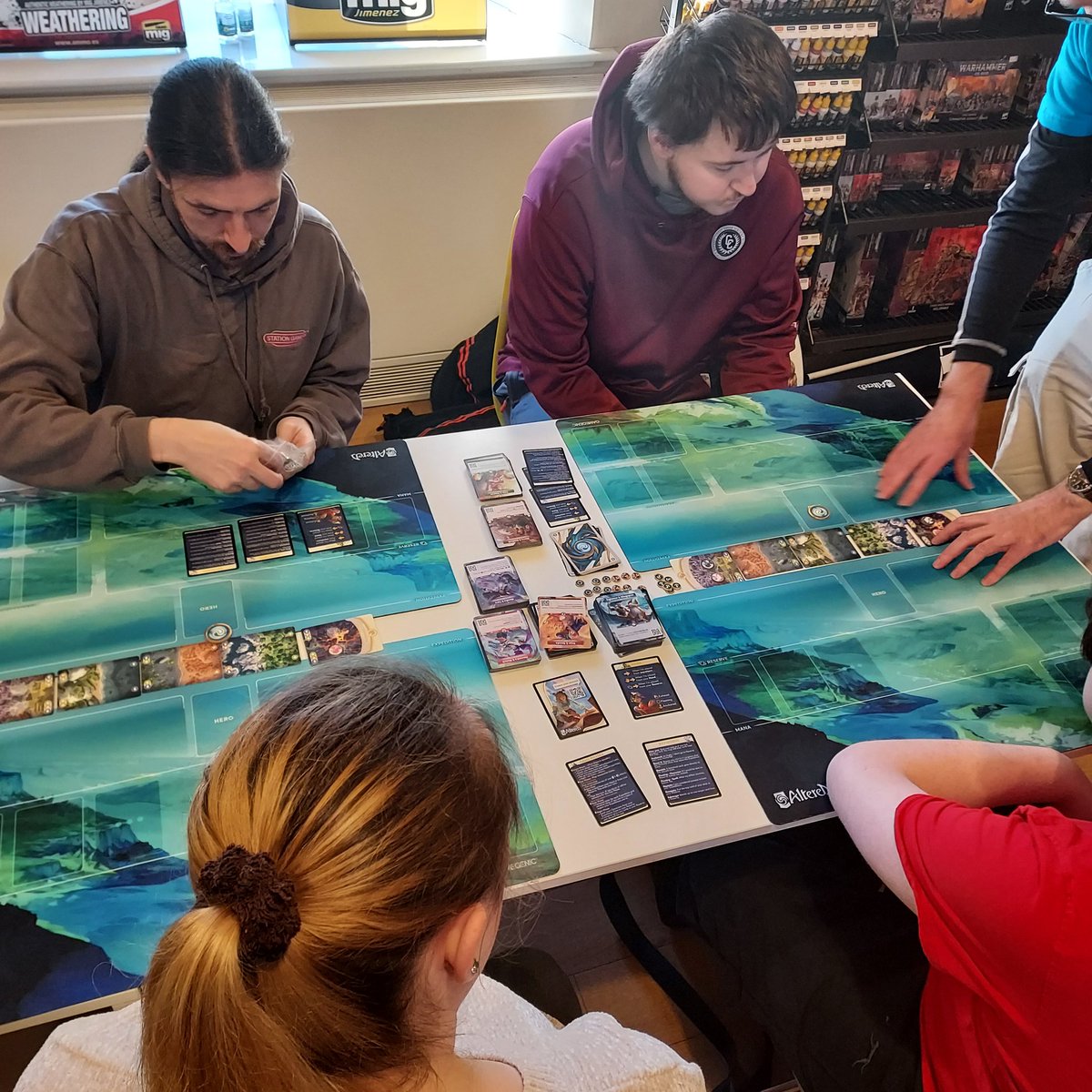 We're loving @Altered_TCG Get along to Station Gamers on Platform One - Kilmarnock Railway Station to try this game for FREE! #altered #tcg #gamingcafe