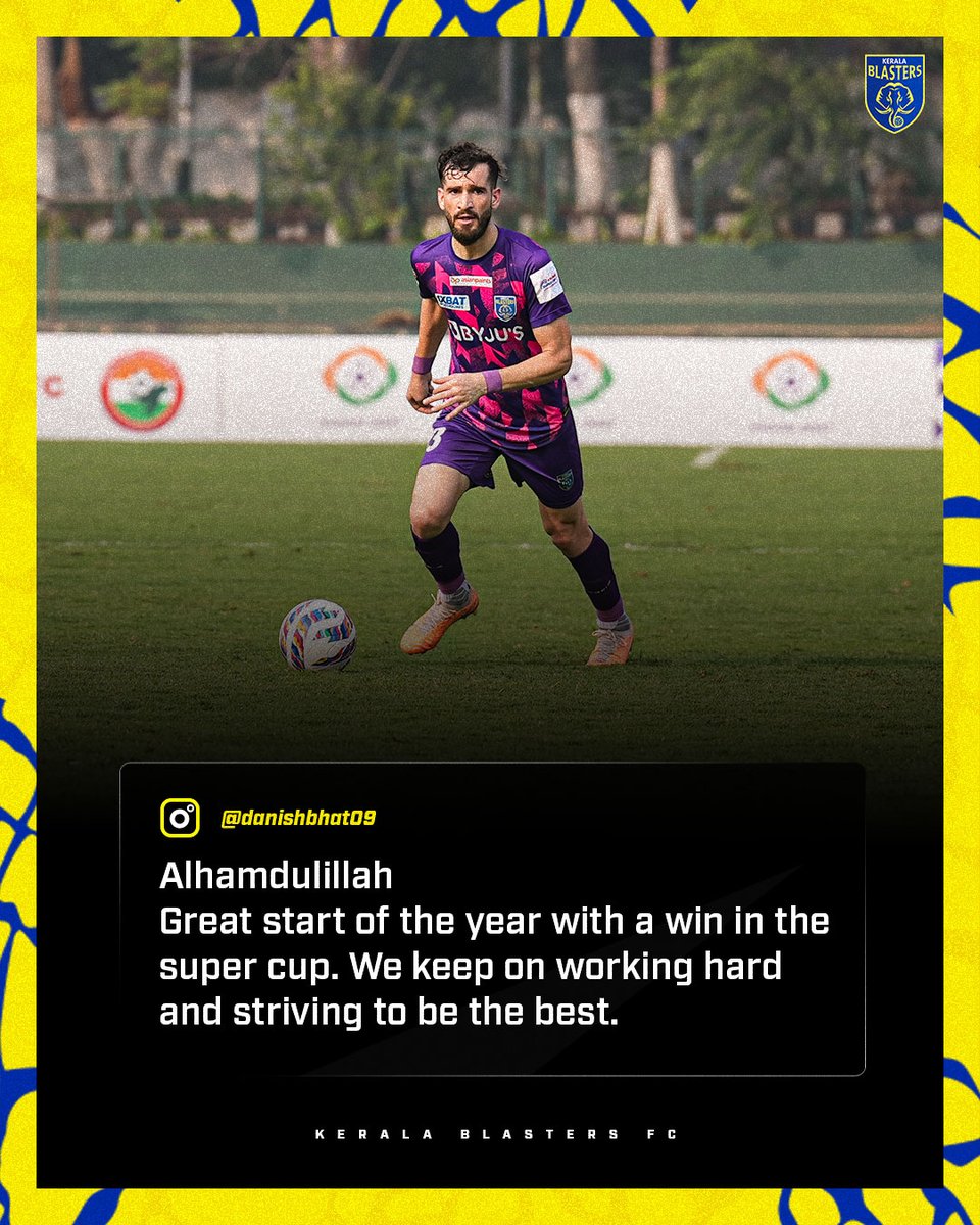 KeralaBlasters's tweet photo. A great start to the new year! 👌💛

#KBFCSLFC #KalingaSuperCup #KBFC #KeralaBlasters https://t.co/kaTkXjhzGw