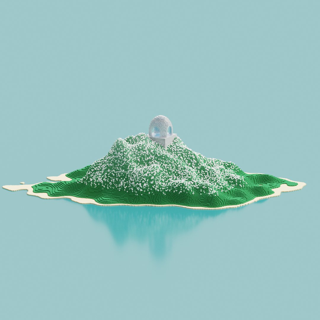 squaredcrayons's tweet photo. Temple (ice) ❄️
#voxel #magicavoxel #terrain https://t.co/FsTSHVcGMQ