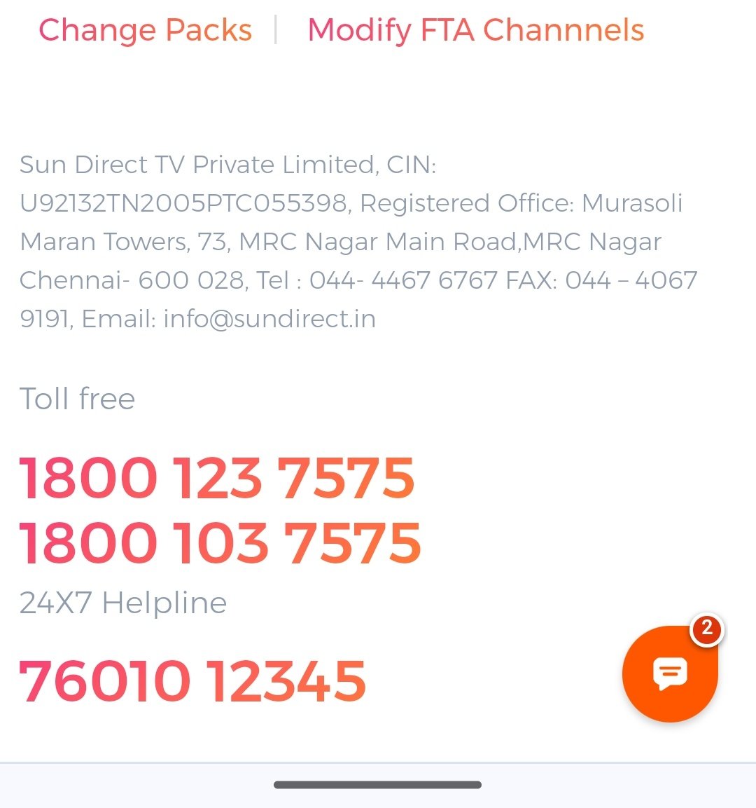 BoovarasuRohit's tweet photo. Hi @SUNDIRECTIndia worst customer experience, we are trying to reach the sun direct customer care but all the given numbers are invalid 
#worstcustomersupport #sundirect https://t.co/cxu7iGQqfq