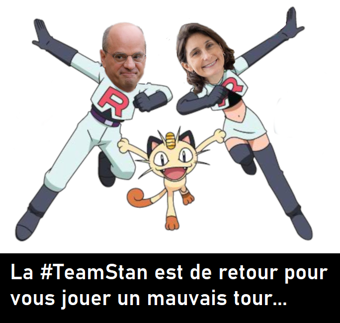 MathsRouge's tweet photo. La #TeamStan est de retour pour vous jouer un mauvais tour...
#OudeaDemission https://t.co/I7vhDCQc1O