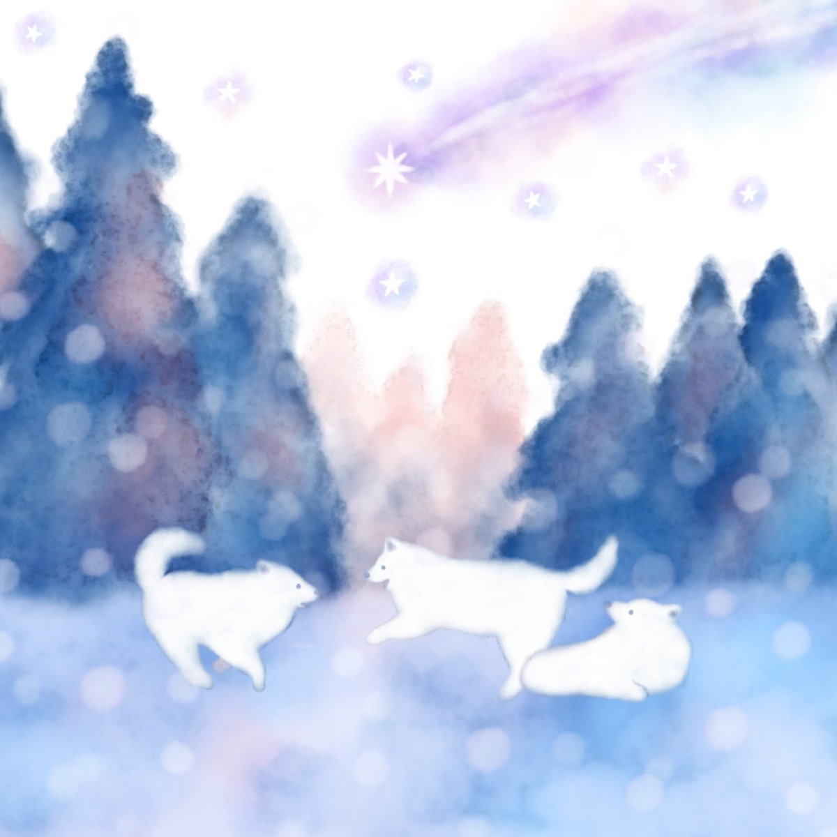 雪だっ！！！