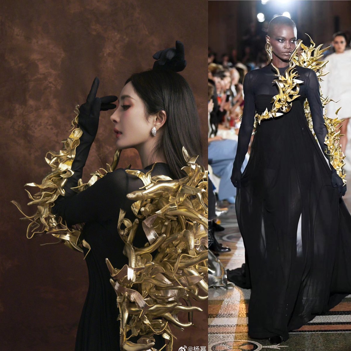 #YangMi is wearing 

 1 st Looks  
@zuhairmurad F/W 2022 Haute Couture

2nd Looks 
#STÉPHANEROLLAN
F/W 2023 Haute Couture