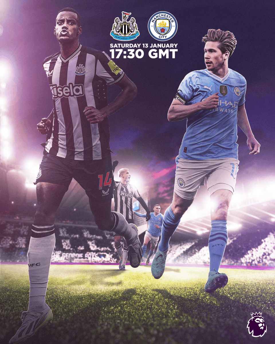 premierleague's tweet photo. Under the lights. 🔦

Who's excited for @NUFC v @ManCity? https://t.co/HT9ajI1EzP