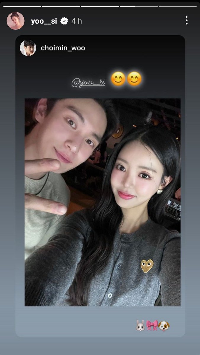 dramacoKR's tweet photo. WAAAAIITTTTT My babieesss 😭

What's with "🐰🐶" emojis omona omona omona are they the next "🫧⛄"? #SinglesInferno3 

Hyeseon-Gwanhee Sieun-Minwoo jaya jaya jaya! 💪🏻 https://t.co/iGdM0XO8u7