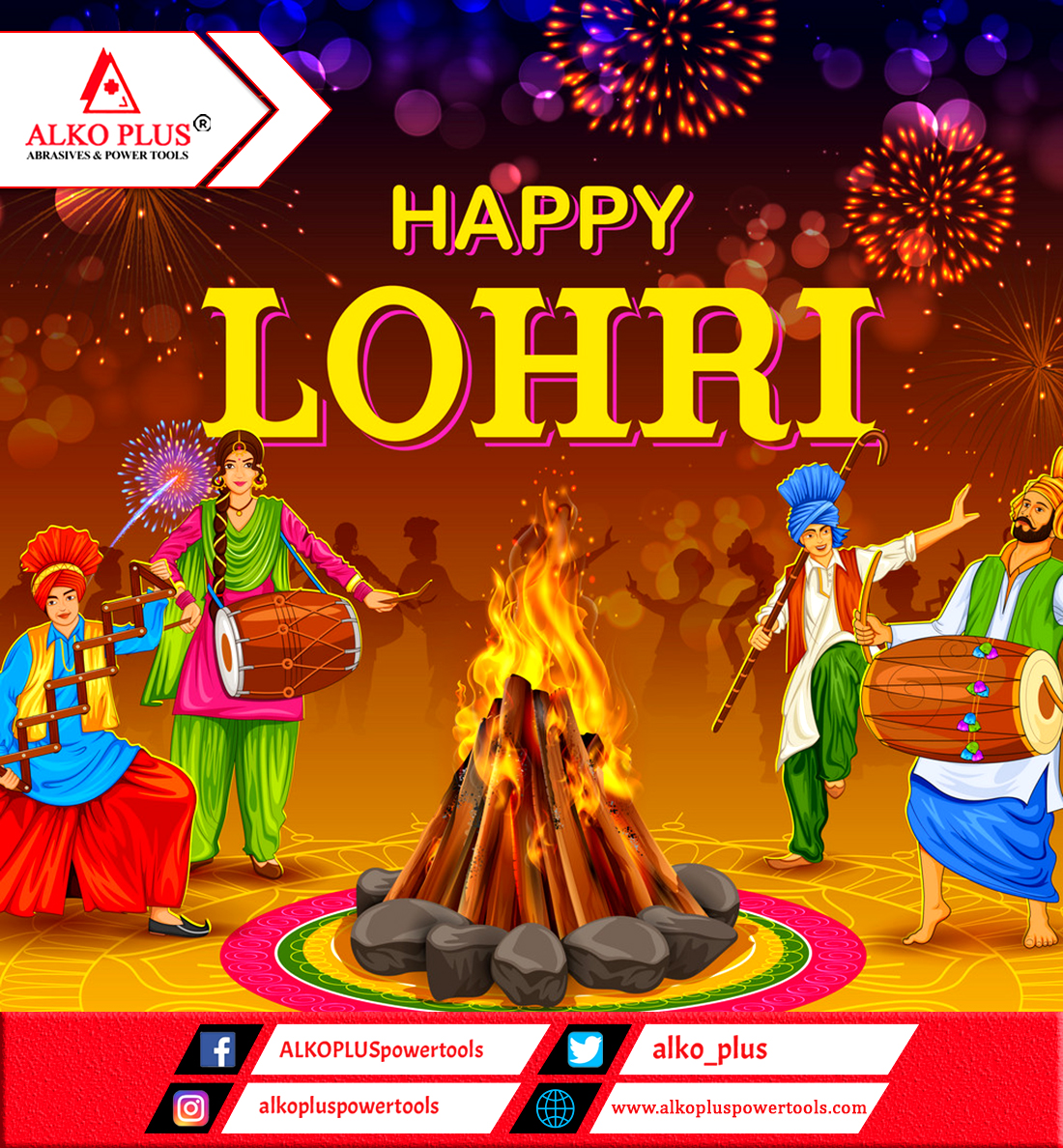 alko_plus's tweet photo. On the occasion of this vibrant festival, I hope that you connect with your family, friends and relatives to have the most memorable and awesome celebrations on Lohri. https://t.co/psrCYwDzVP