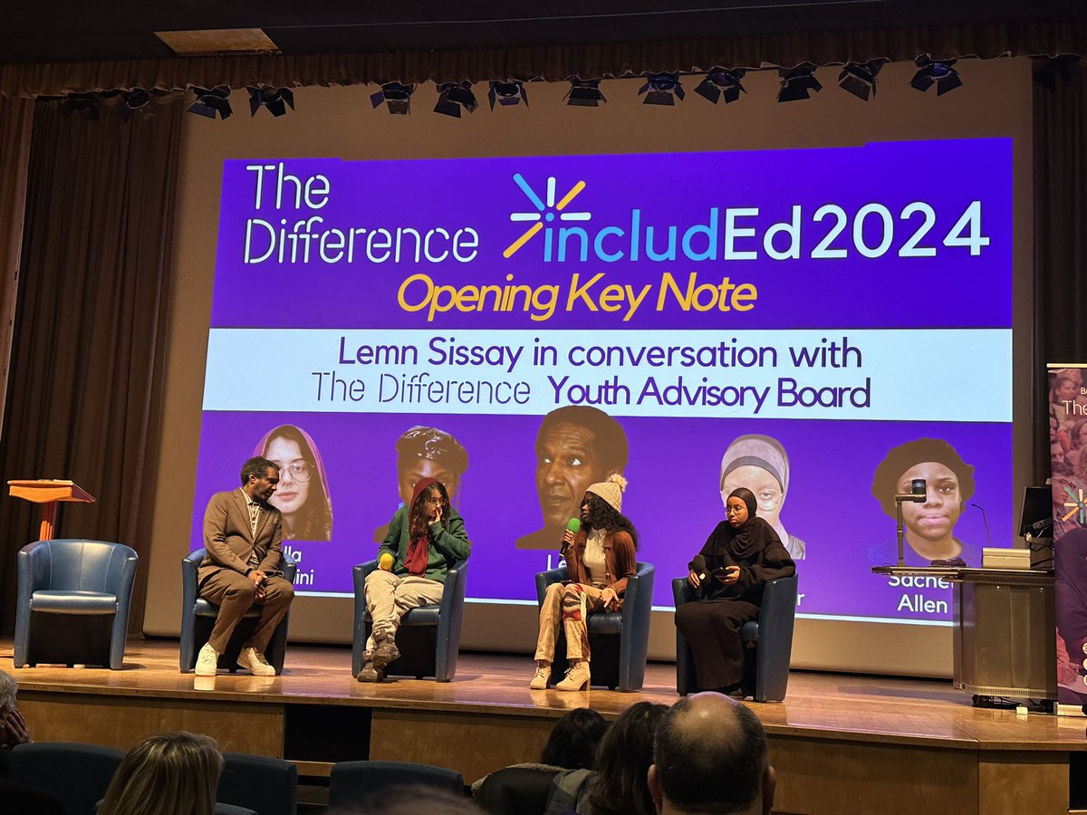Listening to some truly inspiring young people today @TheDifferenceEd #IncludeEd24