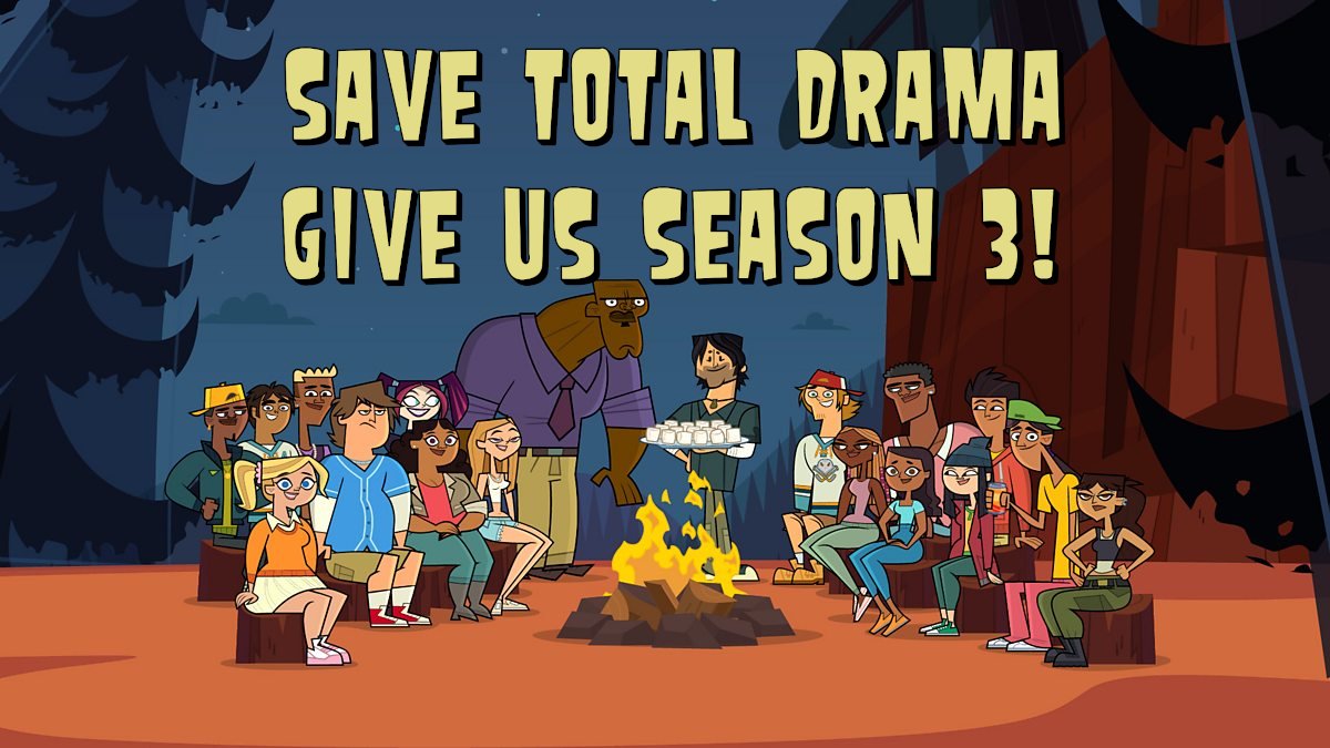 NightSavant's tweet photo. HEY, GUYS IF YOU WANT SEASON 3 OF TOTAL DRAMA Then be vocal about it! Make them know we want another season! Make Total Drama Trending! #TotalDrama #tdrenew #SAFETOTALDRAMA https://t.co/cxV9oXe908