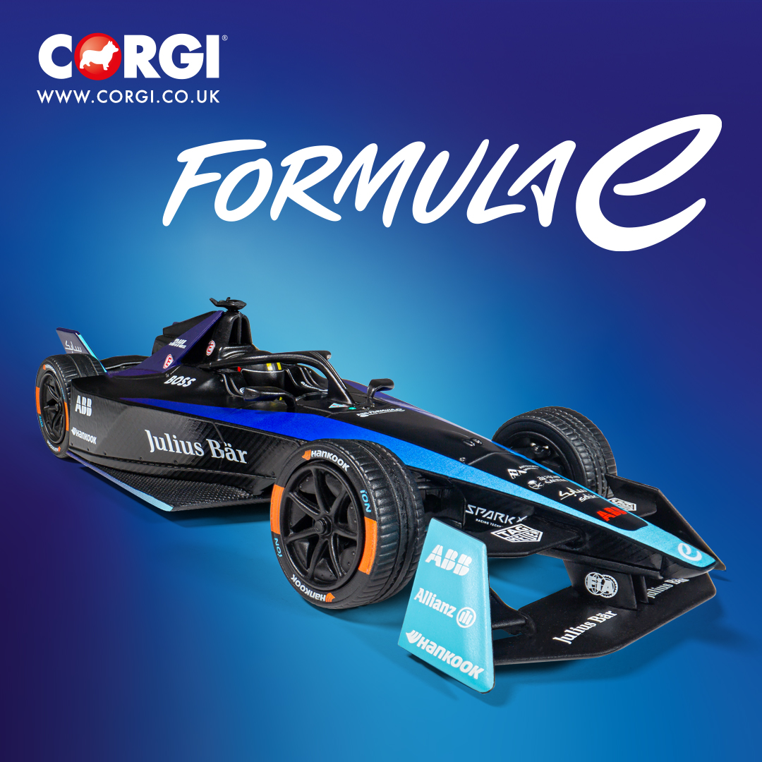 The 2024 FIA Formula E World Championship kicks off today in Mexico City! Celebrate another season of thrilling all-electric racing with our newly tooled 1:43 scale Gen3 Championship Car, now in stock and shipping! uk.corgi.co.uk/products/formu…?