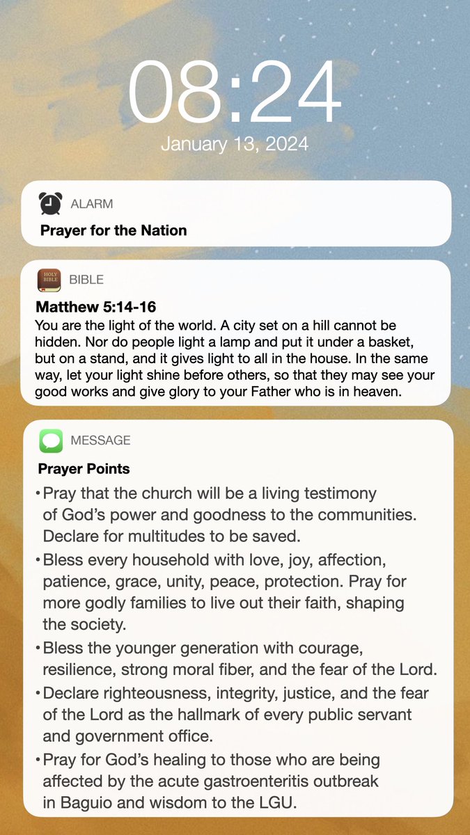 Declare the blessing of the LORD and the power of the Holy Spirit to the Body of Christ as we continue to pray for our nation

#BlessThePhilippines